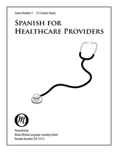 Graphic: Healthcare Providers Spanish course